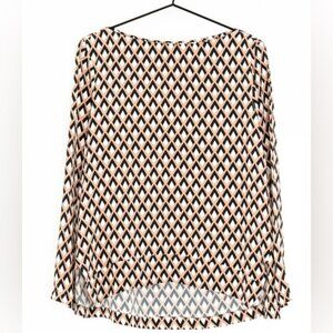 ZARA WOMEN LONG SLEEVE LIGHT BLOUSE IN SIZE SMALL